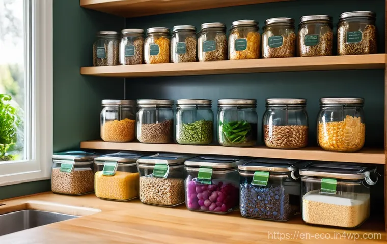 친환경 주방 도구로 줄이는 탄소 발자국 - Prompt 1: The Sustainable Kitchen Oasis**