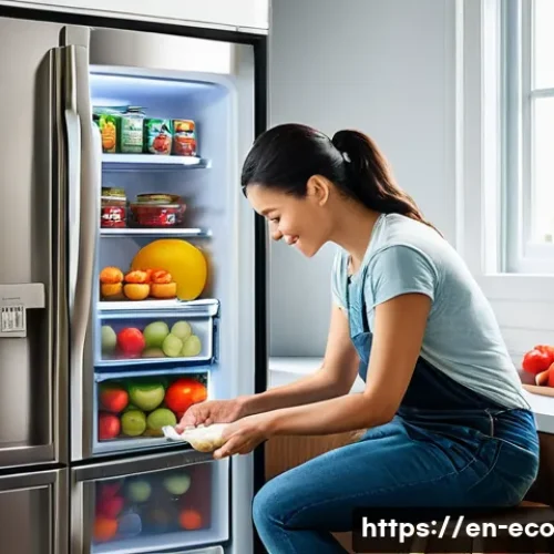 Home 24 주방 도구의 에너지 절약 효과 - **Prompt:** A brightly lit, modern kitchen with a focus on a gleaming, energy-efficient, stainless s...